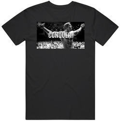 Arnold Schwarzeeneggar Conquer Muscle Workout Gym Unisex T Shirt Arnold Schwarzeeneggar Conquer Muscle Workout Gym Unisex T Shirt