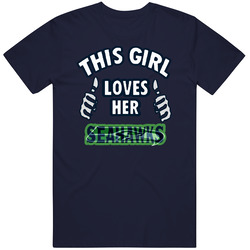 Seattle Seahawks, Seahawks Shirt, This Girl Loves Her Seahawks, Football Unisex T Shirt Seattle Seahawks, Seahawks Shirt, This Girl Loves Her Seahawks, Football Unisex T Shirt