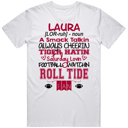 Laura Smack Talkin Roll Tide Unisex T Shirt Laura Smack Talkin Roll Tide Unisex T Shirt