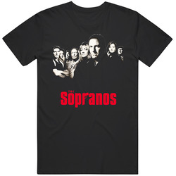 The Sopranos Crime Drama Tv Show Black Flat Unisex T Shirt The Sopranos Crime Drama Tv Show Black Flat Unisex T Shirt