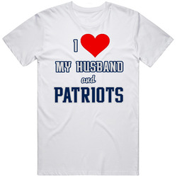 Love My Husband And Patriots Unisex T Shirt Love My Husband And Patriots Unisex T Shirt