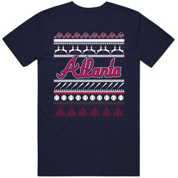 Atlanta Baseball Ugly Christmas Sweater Holiday Sports Fan Gift Unisex T Shirt Atlanta Baseball Ugly Christmas Sweater Holiday Sports Fan Gift Unisex T Shirt