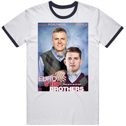 Luka Doncic Kristaps Porzingis Dallas Mavs Euro Step Brothers Unisex T Shirt Luka Doncic Kristaps Porzingis Dallas Mavs Euro Step Brothers Unisex T Shirt