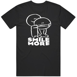 Roman Atwood Smile More Man's Black Unisex T Shirt Roman Atwood Smile More Man's Black Unisex T Shirt