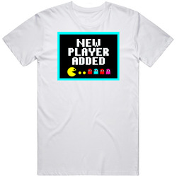 New Player Added Baby Pac Man Funny Cute Gamer Family Unisex T Shirt