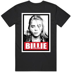 Billie Eilish Ob Bw Black Unisex T Shirt Billie Eilish Ob Bw Black Unisex T Shirt