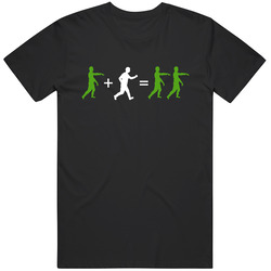 Zombie Math Men's Fitted Unisex T Shirt Zombie Math Men's Fitted Unisex T Shirt