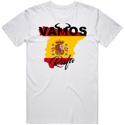 Vamos Rafa Spanish Flag Country Rafael Nadal Favorite Tennis Player Fan Unisex T Shirt Vamos Rafa Spanish Flag Country Rafael Nadal Favorite Tennis Player Fan Unisex T Shirt