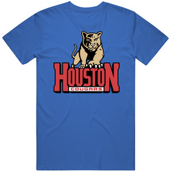 Houston Cougars University Sports Logo Unisex T Shirt Houston Cougars University Sports Logo Unisex T Shirt