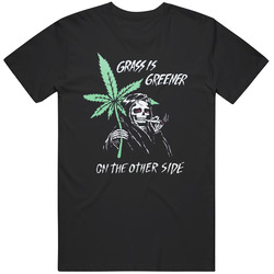 Grass Is Greener On The Other Side High Life Bong Marijuana Smoking Blaze Legalize It 420 Funny Parody Graphic Apparel Unisex T Shirt Grass Is Greener On The Other Side High Life Bong Marijuana Smoking Blaze Legalize It 420 Funny Parody Graphic Apparel Unisex T Shirt