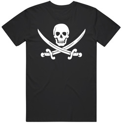 Clue Calico Jack Pirate Flag T-shirt Black Pirate Tee Shirt Jolly Roger Skull And Sables Swords Unisex T Shirt Clue Calico Jack Pirate Flag T-shirt Black Pirate Tee Shirt Jolly Roger Skull And Sables Swords Unisex T Shirt