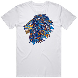 Boho Lion Tribal Feathers Men's Unisex T Shirt Boho Lion Tribal Feathers Men's Unisex T Shirt