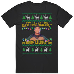 Exterior Illumination Clark Christmas Vacation Ugly Knit Crewneck Sweatshirt Unisex T Shirt Exterior Illumination Clark Christmas Vacation Ugly Knit Crewneck Sweatshirt Unisex T Shirt