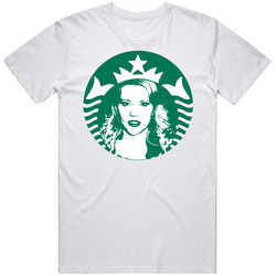 Kate Mckinnon Funny Actress Starbucks Coffee Fan Logo Parody Unisex T Shirt Kate Mckinnon Funny Actress Starbucks Coffee Fan Logo Parody Unisex T Shirt