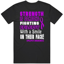 Epilepsy Awareness Fighting With A Smile Unisex T Shirt Epilepsy Awareness Fighting With A Smile Unisex T Shirt