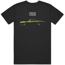 1968 Dodge Charger Green Unisex T Shirt 1968 Dodge Charger Green Unisex T Shirt