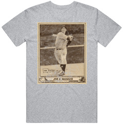 Joe Dimaggio 1940 Retro Sports Baseball Collectors Card Fan Worn Look Unisex T Shirt Joe Dimaggio 1940 Retro Sports Baseball Collectors Card Fan Worn Look Unisex T Shirt