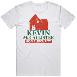 Kevin Mccallister Security Logo Home Alone Christmas Worn Look Unisex T Shirt Kevin Mccallister Security Logo Home Alone Christmas Worn Look Unisex T Shirt