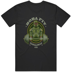 Star Wars Boba Fet Men's Lifting Exercise Unisex T Shirt