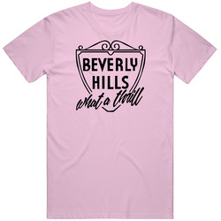 Beverly Hills Man's T-Shirt Light Pink Unisex T Shirt Beverly Hills Man's T-Shirt Light Pink Unisex T Shirt