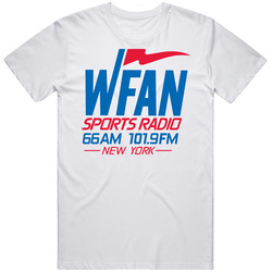 Wfan Sports Radio Station White 2 Unisex T Shirt Wfan Sports Radio Station White 2 Unisex T Shirt