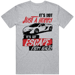 2015 Mclaren 650s Spider It's Not A Hobby Escape Reality Car Worn Look Unisex T Shirt 2015 Mclaren 650s Spider It's Not A Hobby Escape Reality Car Worn Look Unisex T Shirt