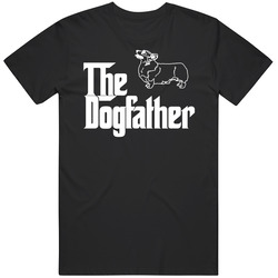 Pembroke Welsh Corgi Custom Dog Breed The Dogfather Black Unisex T Shirt Pembroke Welsh Corgi Custom Dog Breed The Dogfather Black Unisex T Shirt