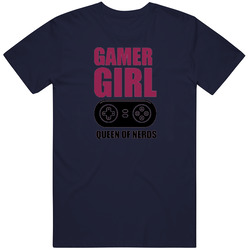Gamer Girl Queen Of Nerds Unisex T Shirt Gamer Girl Queen Of Nerds Unisex T Shirt