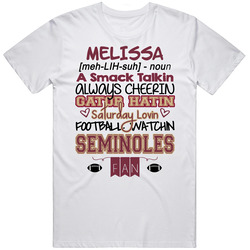 Melissa Smack Talkin Seminoles Unisex T Shirt Melissa Smack Talkin Seminoles Unisex T Shirt