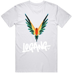 Maverick Bird Logang Logo Logan Paul Men's White Hoodie From Us 100% Cotton Clot Unisex T Shirt Maverick Bird Logang Logo Logan Paul Men's White Hoodie From Us 100% Cotton Clot Unisex T Shirt