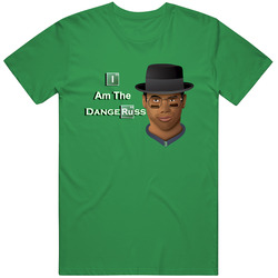 Russell Wilson Seattle Seahawks Breaking Bad Dangeruss Football Cotton Irish Green T Shirt Russell Wilson Seattle Seahawks Breaking Bad Dangeruss Football Cotton Irish Green T Shirt