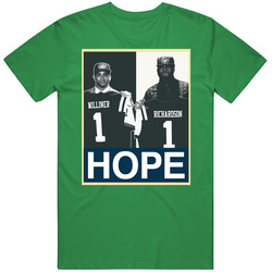 New York Football Hope Sheldon Richardson Dee Milliner Cotton Irish Green T Shirt New York Football Hope Sheldon Richardson Dee Milliner Cotton Irish Green T Shirt