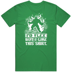 Hulk - I Would Flex, But I Like This Cotton Irish Green T Shirt