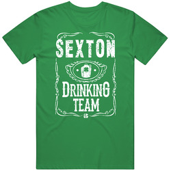 Sexton Irish Drinking Team Whiskey Beer Custom Name St Patricks Day Cotton Irish Green T Shirt Sexton Irish Drinking Team Whiskey Beer Custom Name St Patricks Day Cotton Irish Green T Shirt