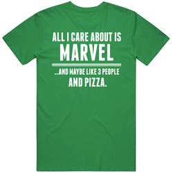 All I Care About Is Marvel Funny Name Cotton Irish Green T Shirt All I Care About Is Marvel Funny Name Cotton Irish Green T Shirt