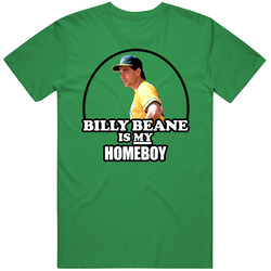 Billy Beane Oakland Baseball Moneyball Cotton Irish Green T Shirt Billy Beane Oakland Baseball Moneyball Cotton Irish Green T Shirt