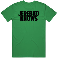 Jonas Jerebko Knows Boston Basketball Player Funny Sports Fan Cotton Irish Green T Shirt