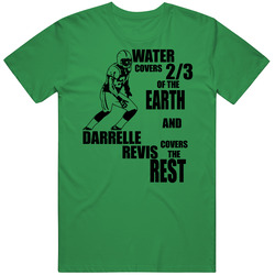 Darrelle Revis New York Football Jets Cb Cotton Irish Green T Shirt Darrelle Revis New York Football Jets Cb Cotton Irish Green T Shirt