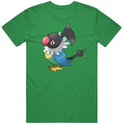 Chatot Pokemon Pig In Cotton Irish Green T Shirt