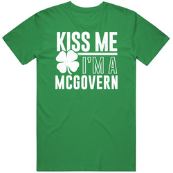 Mcgovern Kiss Me Im Irish Parody Custom Last Name St Patricks Day Cotton Irish Green T Shirt Mcgovern Kiss Me Im Irish Parody Custom Last Name St Patricks Day Cotton Irish Green T Shirt