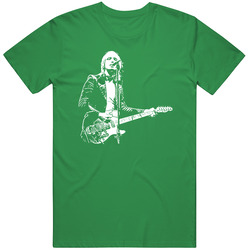 Tom Petty Green Cotton Irish Green T Shirt Tom Petty Green Cotton Irish Green T Shirt