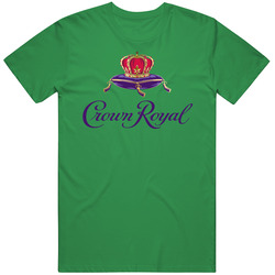 Crown Royal Whiskey Cotton Irish Green T Shirt Crown Royal Whiskey Cotton Irish Green T Shirt