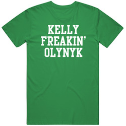Kelly Olynyk Freakin Favorite Boston Basketball Player Fan Cotton Irish Green T Shirt Kelly Olynyk Freakin Favorite Boston Basketball Player Fan Cotton Irish Green T Shirt