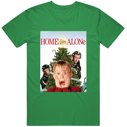 Home Alone Christmas Movie Cotton Irish Green T Shirt Home Alone Christmas Movie Cotton Irish Green T Shirt