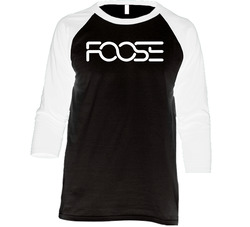 Foose Tag Black Vintage Raglan Retro Raglan 3/4 Sleeve Shirt Foose Tag Black Vintage Raglan Retro Raglan 3/4 Sleeve Shirt