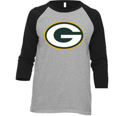 Green Bay Packers Vintage Raglan Retro Raglan 3/4 Sleeve Shirt Green Bay Packers Vintage Raglan Retro Raglan 3/4 Sleeve Shirt