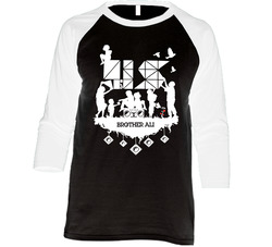 Hip Hop Brother Ali New Vintage Raglan Retro Raglan 3/4 Sleeve Shirt Hip Hop Brother Ali New Vintage Raglan Retro Raglan 3/4 Sleeve Shirt