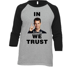 In Daniel Tosh We Trust Tosh O Vintage Raglan Retro Raglan 3/4 Sleeve Shirt In Daniel Tosh We Trust Tosh O Vintage Raglan Retro Raglan 3/4 Sleeve Shirt