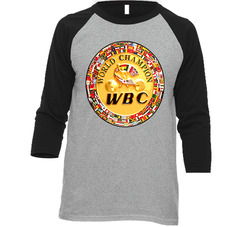 Boxing Champion Belt Vintage Raglan Retro Raglan 3/4 Sleeve Shirt Boxing Champion Belt Vintage Raglan Retro Raglan 3/4 Sleeve Shirt