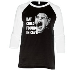 Bat Boy Vintage Raglan Retro Raglan 3/4 Sleeve Shirt Bat Boy Vintage Raglan Retro Raglan 3/4 Sleeve Shirt
